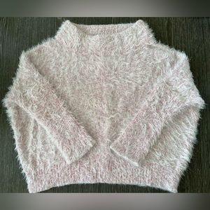 EXPRESS PINK FUZZY SWEATER SIZE XS
